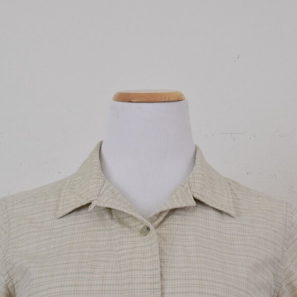 Vintage 90s Plaid Button Down Blouse by Woolrich Size S - Picture 6 of 12